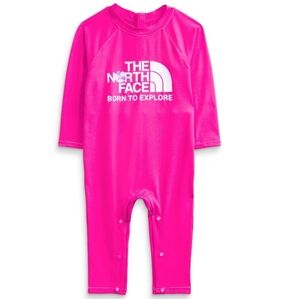NWT The North Face One Piece Swimsuit Rashguard Baby, Size 6-12M, UPF 40+